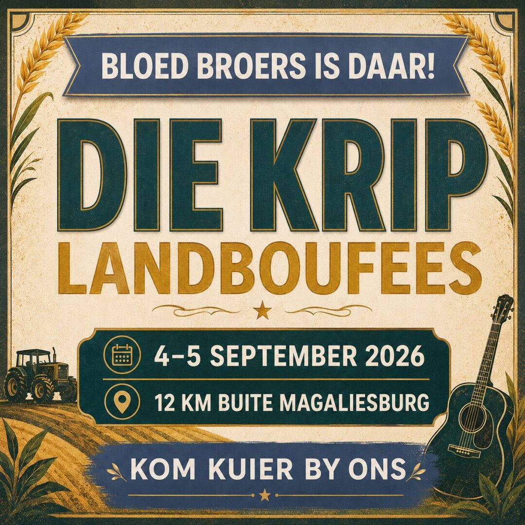 Bloed Broers by Die Krip Landboufees op 4 en 5 September 2026
