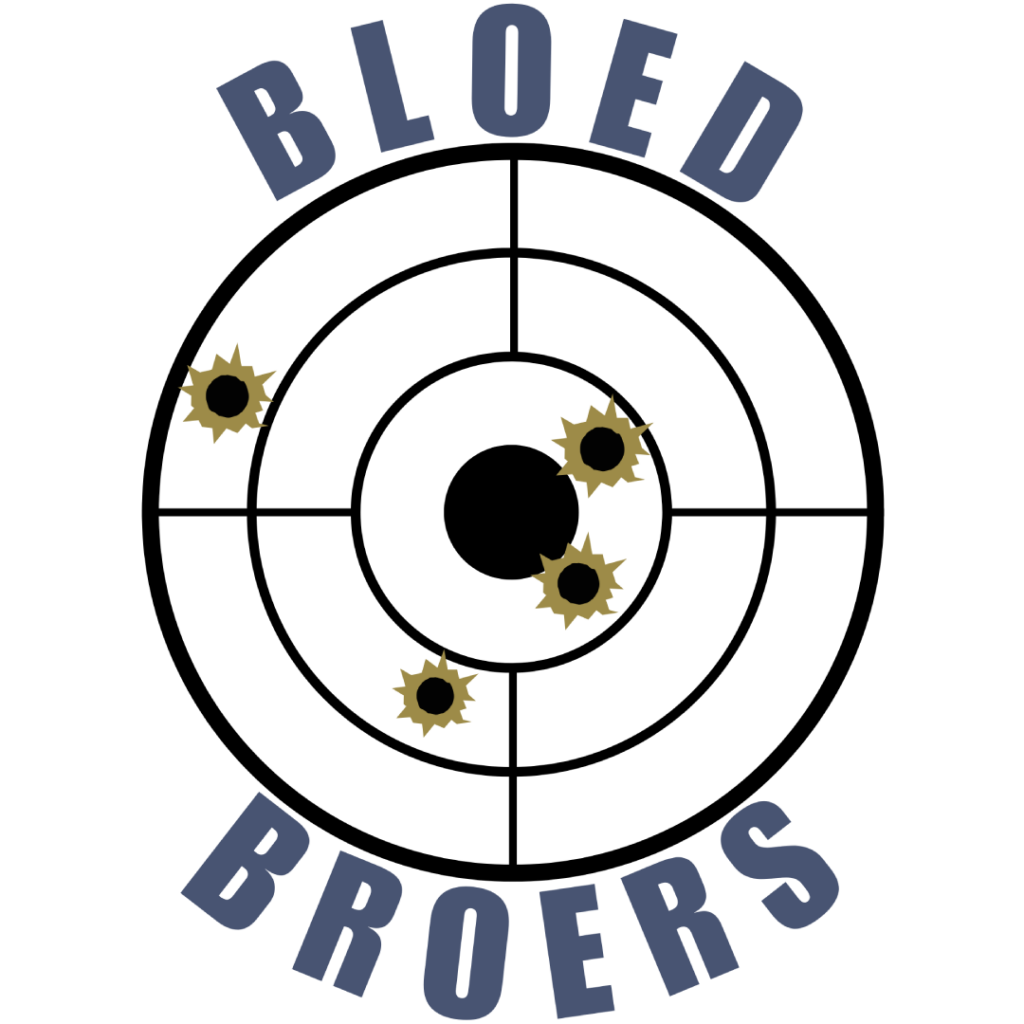 Bloed Broers leer- en houtprodukte op ’n rustieke werkbank